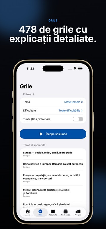 Grile cu explicații detaliate în BacGeografie